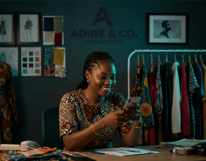 Nigerian Fashion Seller using Comma